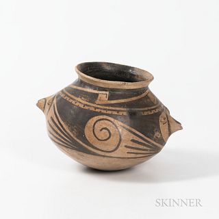 Contemporary Casas Grande Polychrome Pottery Effigy Jar