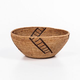 California Coiled Basketry Bowl