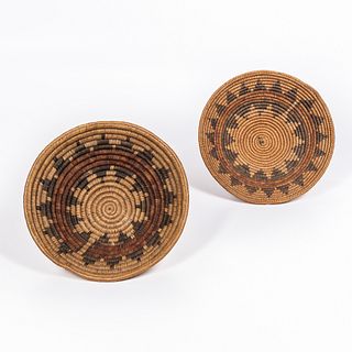 Two Navajo Basketry Wedding Bowls