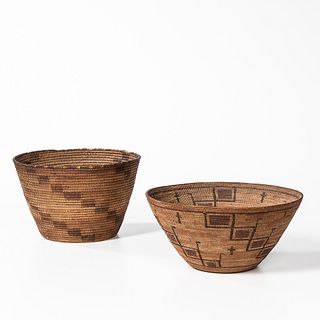 Two Southwest Coiled Baskets