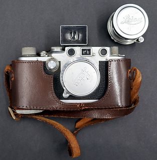 Leica IIIf 35mm Camera and Summicron 50mm f/2 Lens