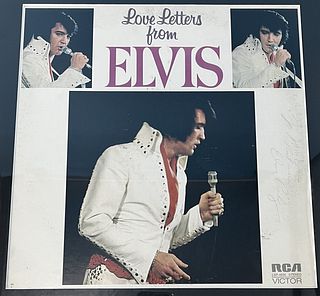 Elvis Presley Signed Album Love Letters From Elvis