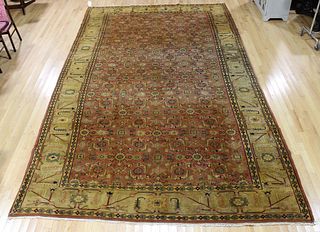 Antique And Finely Hand Woven Ziegler Carpet.