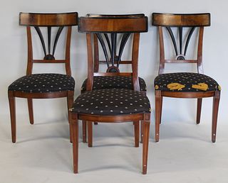 Four Biedermeier Style Chairs