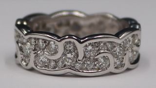 JEWELRY. Marina B. 18kt Gold and Diamond Ring.