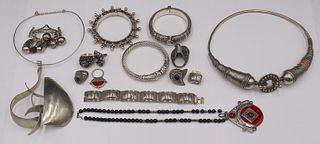 JEWELRY. Assorted Silver and Sterling Jewelry