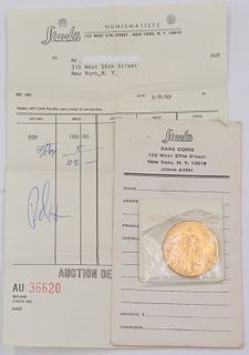 NUMISMATICS. 1920 $20 St. Gaudens Double Eagle