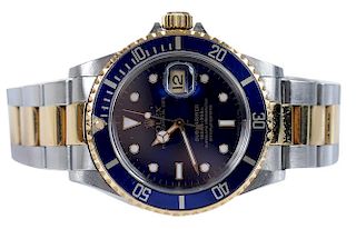 Man's Rolex Submariner Wrist Watch
