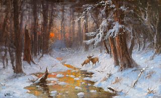 John Fery (1859–1934) — Winter in Minnesota