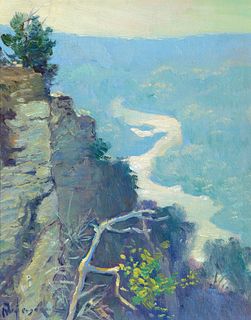 William R. Leigh (1866–1955) — Canyon River