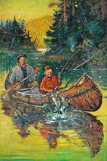 Benton Clark (1895–1964) — Fishing