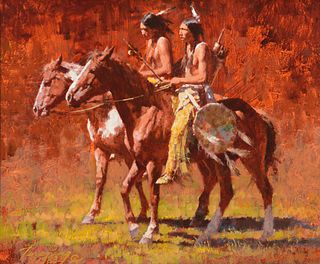 Howard Terpning (b. 1927) — Cheyenne (1983)