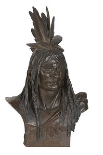 Theodore Baur (1835–1894) — Chief Crazy Horse (1885)