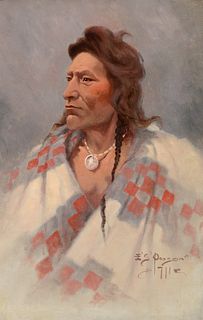 Edgar S. Paxson (1852–1919) — Flathead Indian (1911)
