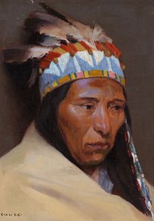 Eanger Irving Couse (1866–1936) — Umatilla Chief