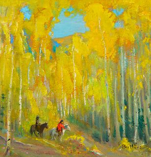 Bert Geer Phillips (1868–1956) — Riders in Taos