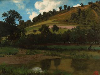 Albert Bierstadt (1830–1902) — Hanabach, Westphalia, Germany (1856)