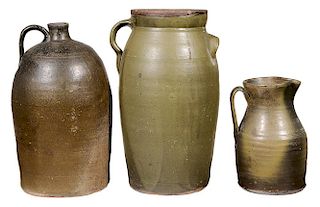 Three Pieces of Southern Pottery