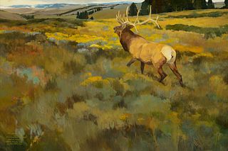 Douglas Allen (b. 1935) — Gros Ventre Elk