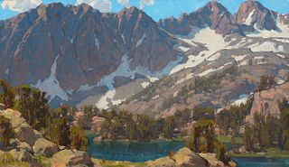 Edgar Payne (1883–1947) — Fourth Lake, Big Pine Canyon (ca. late 1930s)
