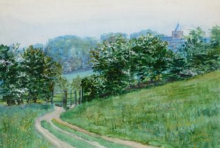 Bert Geer Phillips (1868–1956) — First Blossoms of Hawthorne