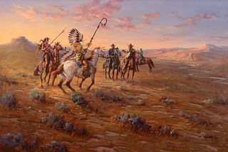 Ted Long (1932–2007) — Bluewater Parley – Battle of Ash Hollow 1855