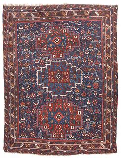 Antique Shiraz Rug, 5'5'' x 7'1'' (1.65 x 2.16 m)