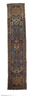 Antique Karajeh Long Rug, 2'10'' x 14'1'' (0.86 x 4.29 m)
