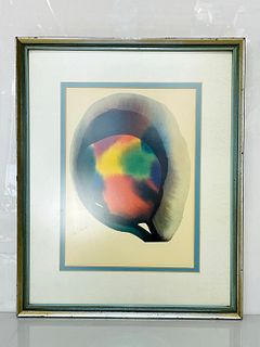 Paul Jenkins Abstract Lithograph -INVOCATION ORB-