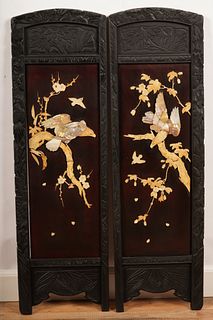 Pair Chinese Carved Panels