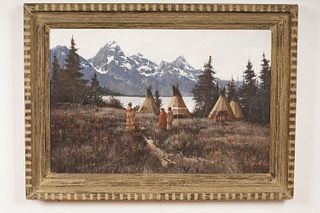 Parson O/B Native Americans in a Landscape