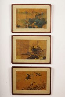 3 Chinese Landscape Paintings