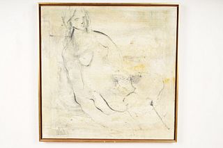 Gino Hollander Nude Oil on Canvas