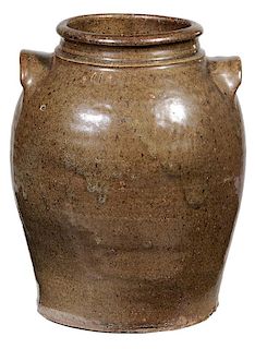 L. Miles Edgefield Stoneware Jar