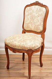 Louis XV Upholstered Side Chair