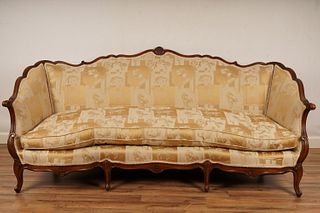 Louis XV style gold Upholstered sofa
