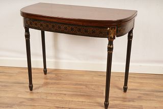 Regency Style Painted Card Table