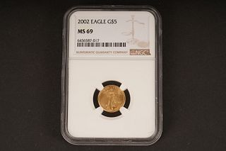2002 Eagle D$5 MS 69