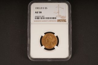 1901/0 S $5 AU 58