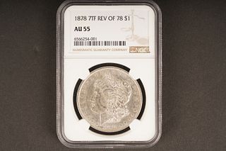 1878 7TF REV OF 78 $1 AU 55