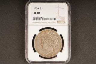 1926 $1 XF 40 Graded by NGC, in holder