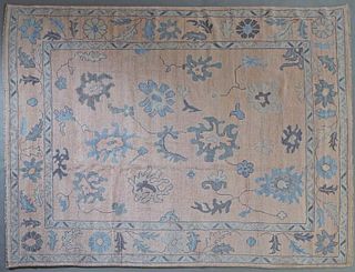 Turkish Angora Oushak Carpet, 8 x 10' 3.