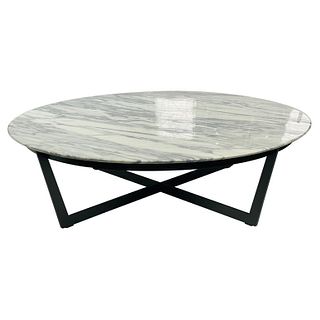 ELEMENT Coffee Table with Carrara Marble top by CAMERICH