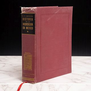 Medina, José Toribio. Historia del Tribunal del Santo Oficio de la Inquisición en México. Méx: 1952. Segunda edición. Ed. de 560 ejempl