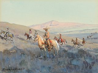 Edward Borein (1872–1945) — Mexican Riders