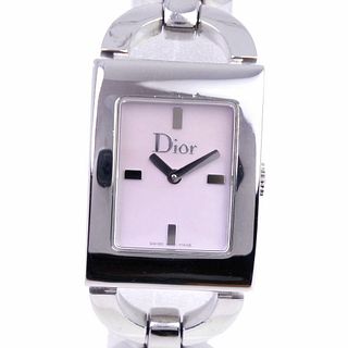 Dior Christian Maris D78-109 Stainless Steel Quartz Ladies Pink Shell Dial Watch