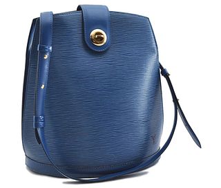  Louis Vuitton Epi Cluny Shoulder Bag Blue M52255 LV