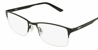 PUMA PE0028O 004 Black Square 55 mm Men's Eyeglasses