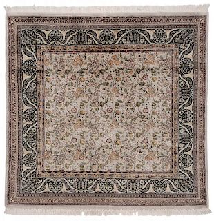 Kerman Style Rug of Square Proportions
