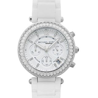 Michael Kors MK5848 - Parker Quartz White Dial Ladies Watch